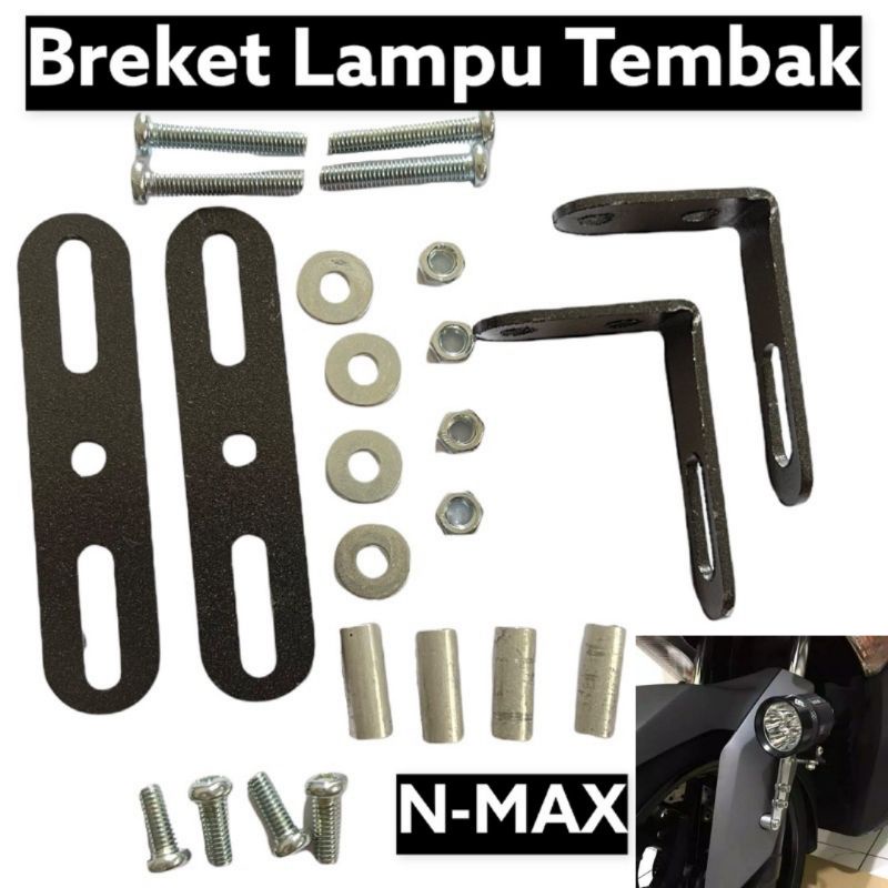 Breket Lampu Tembak Nmax Xmax Lexi Aerox Dudukan Lampu Tembak