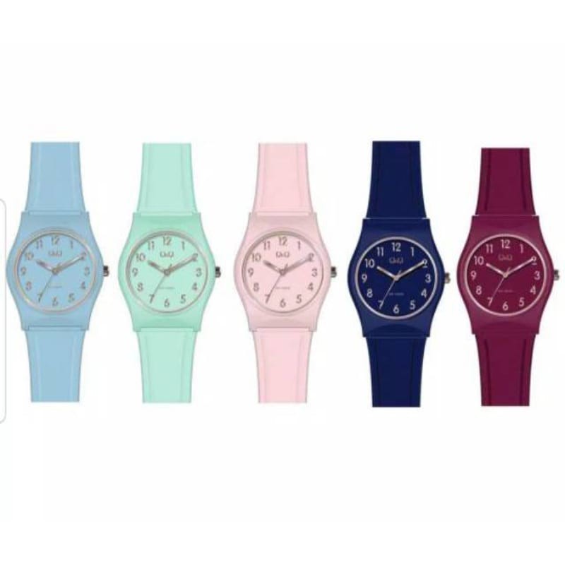 Q&amp;Q ORIGINAL QQ ORI QNQ VP34 RUBBER BAND LADY WATCH VP34J075Y - 080Y