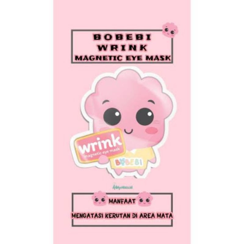 BPOM  bobebi eye mask masker mata magnet/readystock