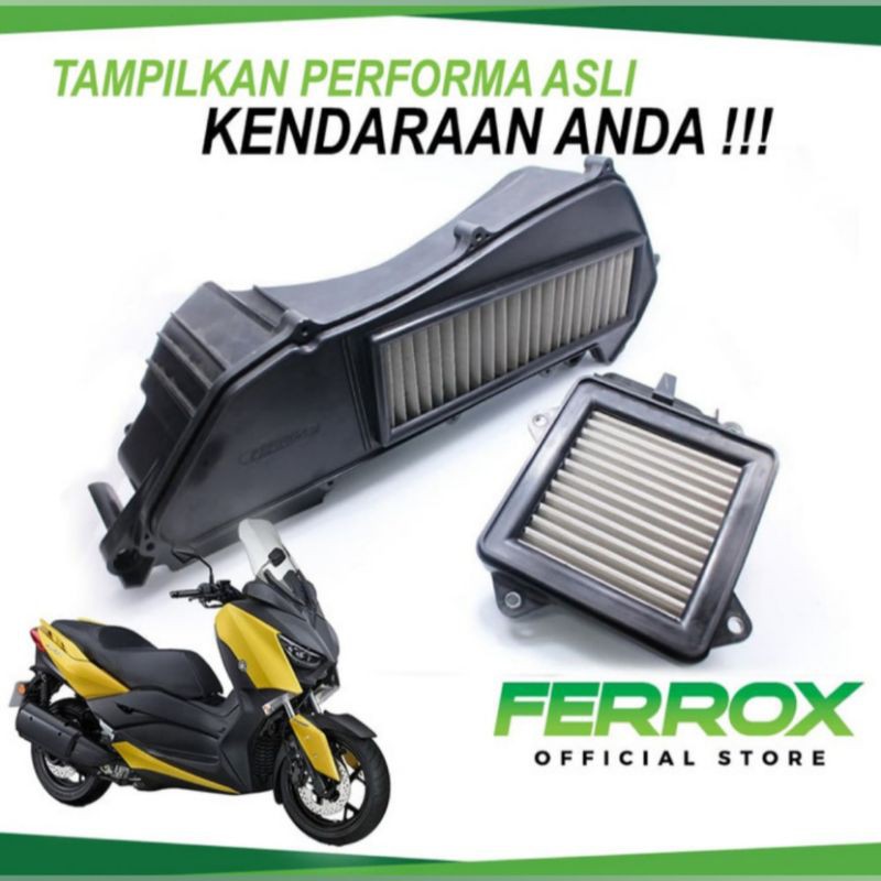 Jual Filter Udara Ferrox yamaha Xmax 250 cc 2 in 1 ( Filter cvt dan