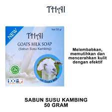 THAI GOATS MILK BRIGHTENING SOAP / SABUN SUSU DOMBA THAI