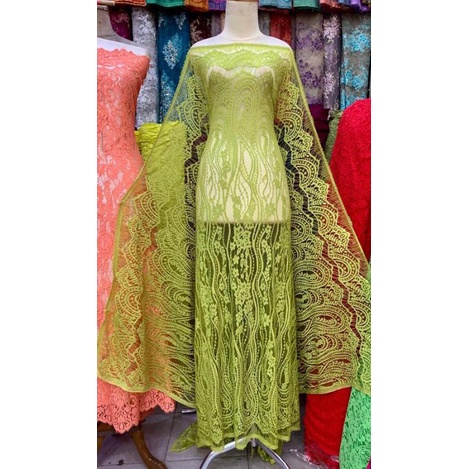 Bakal Kebaya Semi Fatmawati katun Uk 2.5m x 1.5m / bakal kebaya / kebaya putih /kebaya medan / kebay