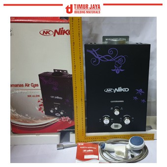 NIKO HITAM LED Water Heater Gas Digital Display PEMANAS AIR MURAH