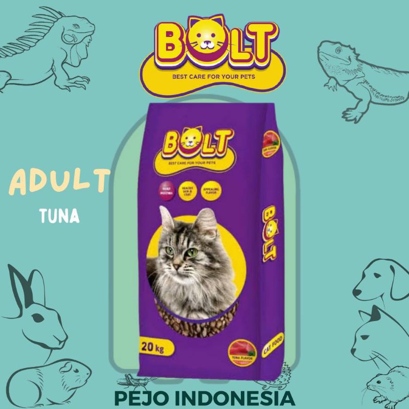 Bolt Adult Makanan Kucing Bolt kemasan 1kg