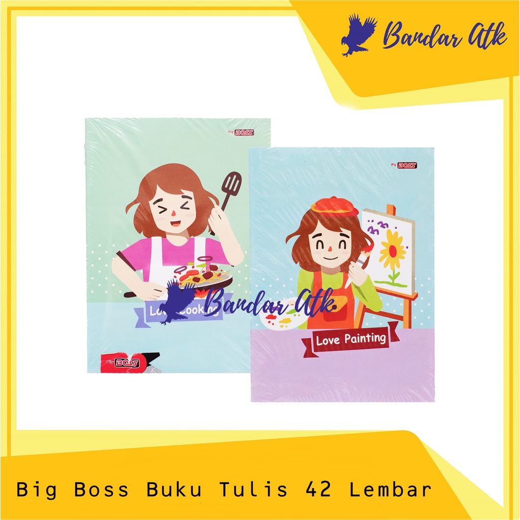 

BUKU TULIS CAMPUS BIG BOSS 42 LBR BOXY [1 PACK]