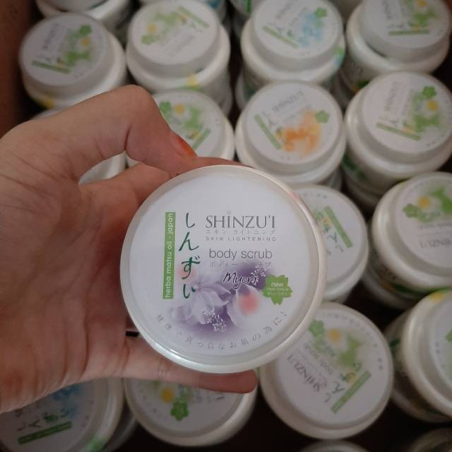 Lulur Sinzui Shinzui Body Scrub 120 Gr Perawatan Tubuh Lulur Pemutih Badan Permanen