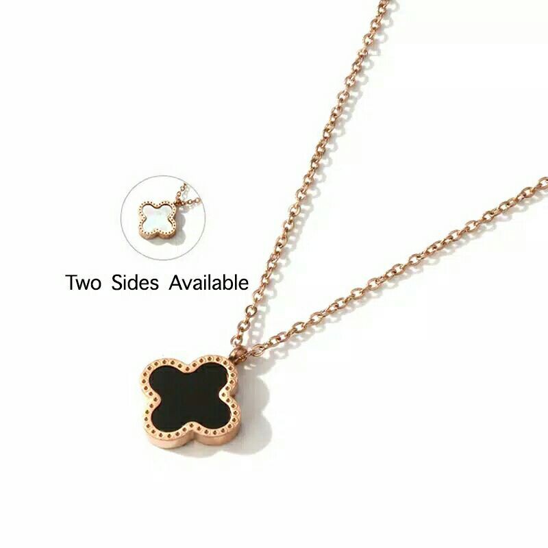 Sweet Alhambra Necklace / Kalung Clover Van Cleef Titanium