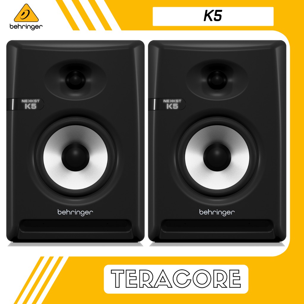 Behringer NEKKST K5 Bi-Amped Studio Monitor K-5 K 5 Speaker 5 Inch Flat Harga Sepasang
