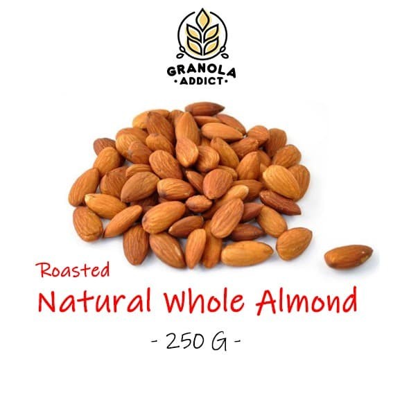 

504ekh Roasted Whole Almond / Kacang Almond Panggang 250G 6J