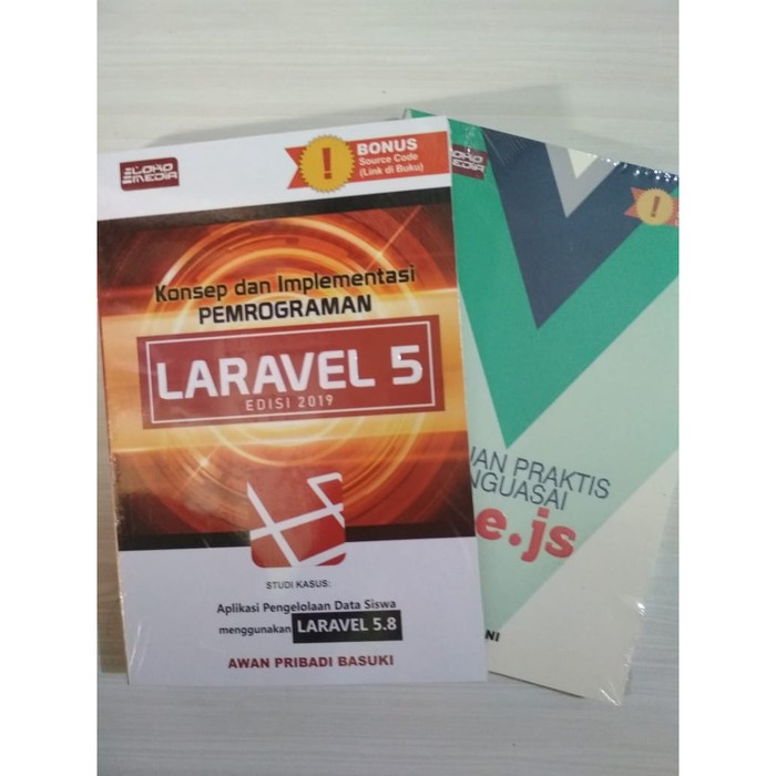 Buku paket fullstack developer laravel 5.8 dan vue js | Lokomedia-0