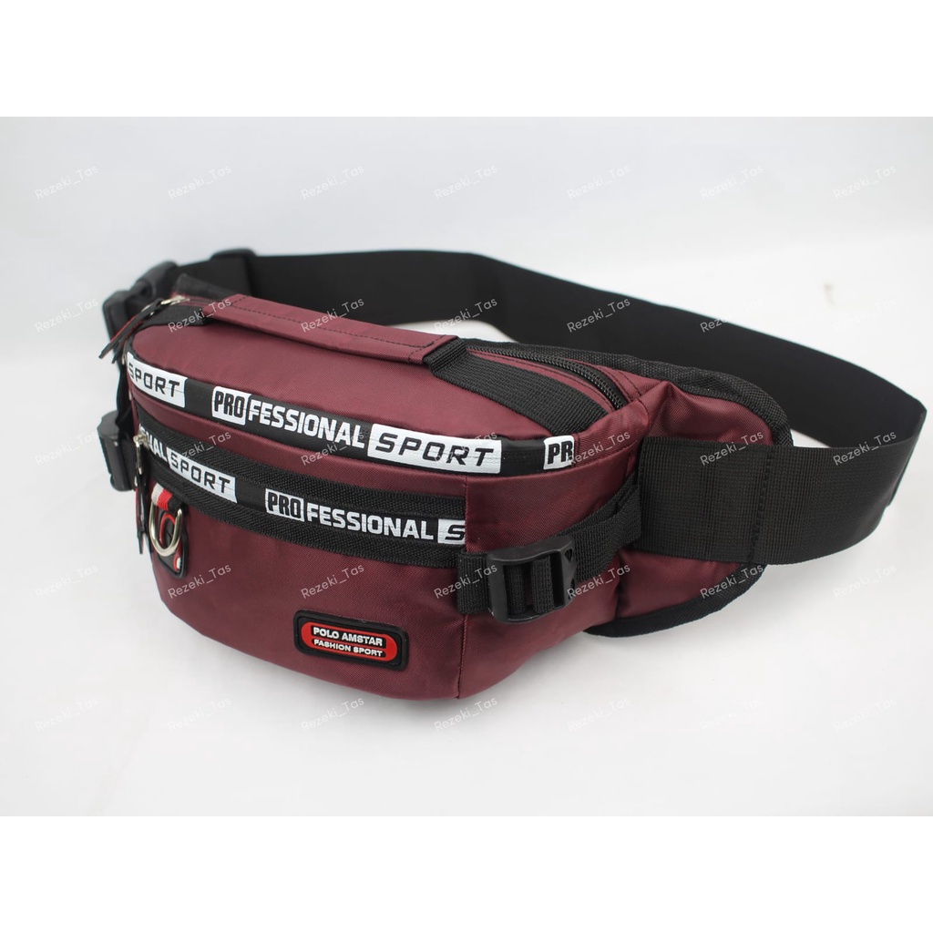 TAS SALEMPANG WAISTBAG PRIA WANITA FESHION SPORTY