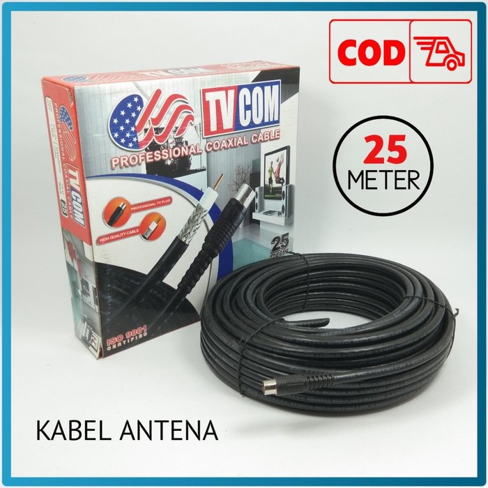 Kabel Antena TV COM Coaxial 5C 25 Meter