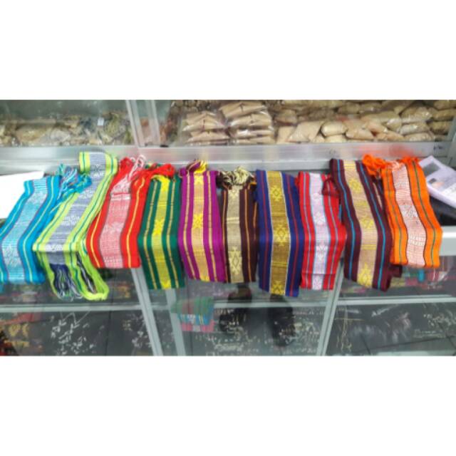 Kain Tenun NTT Ikat kepala/ hiasan tas
