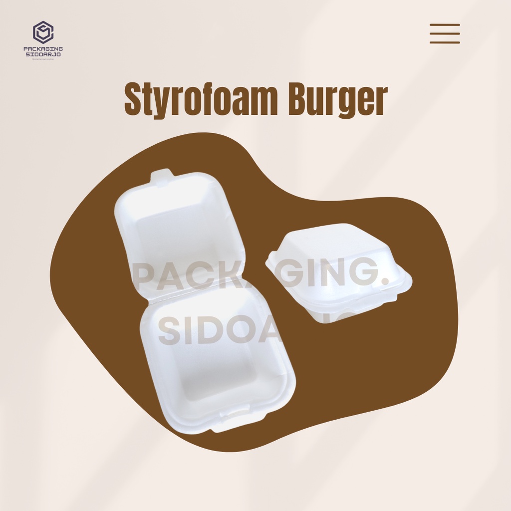 Jual Styrofoam Burger Styrofoam Kotak Kecil Styrofoam Donat Tempat