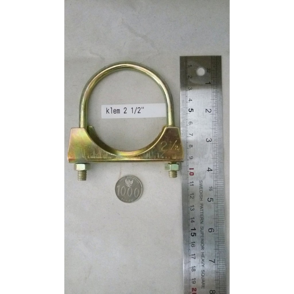 Promo Klem Pipa Besi U 2 1-2 in Terlaris