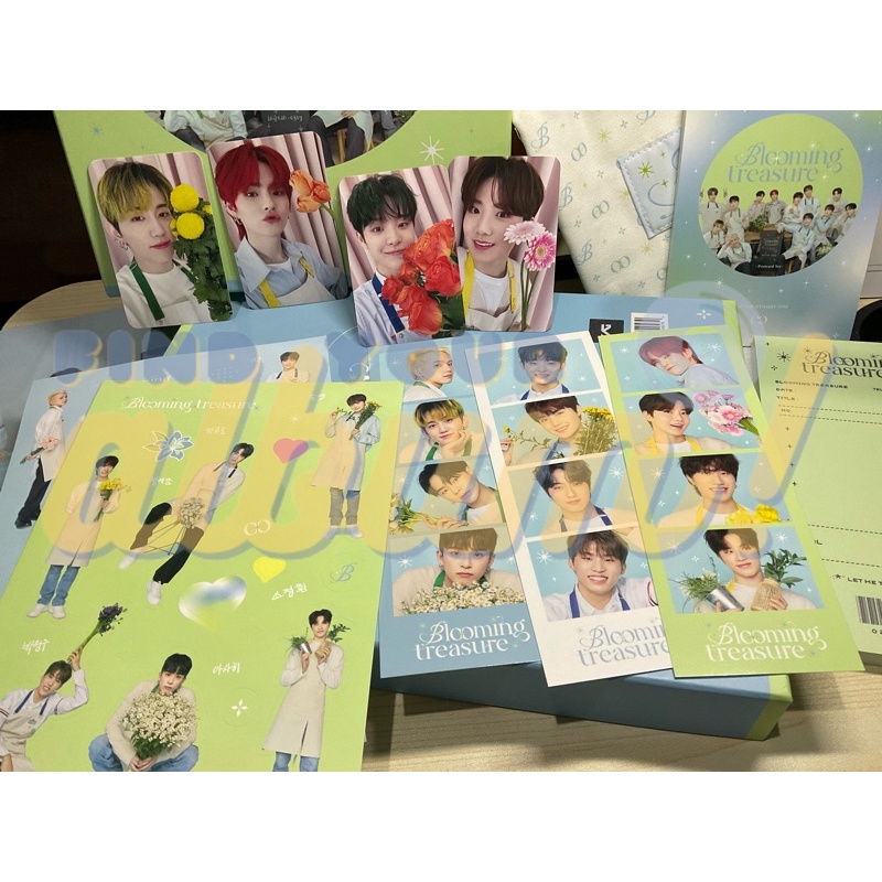 BLOOMING TREASURE PHOTOCARD + TOPLOADER KIT WELCOME BOOK SHARING