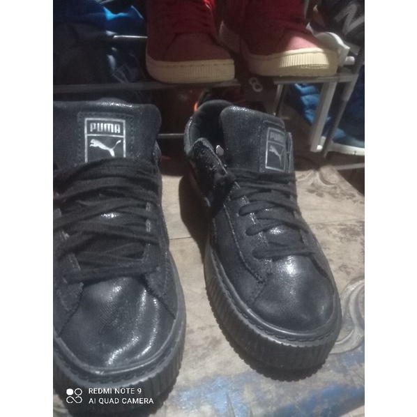 sepatu puma fullblack second branded