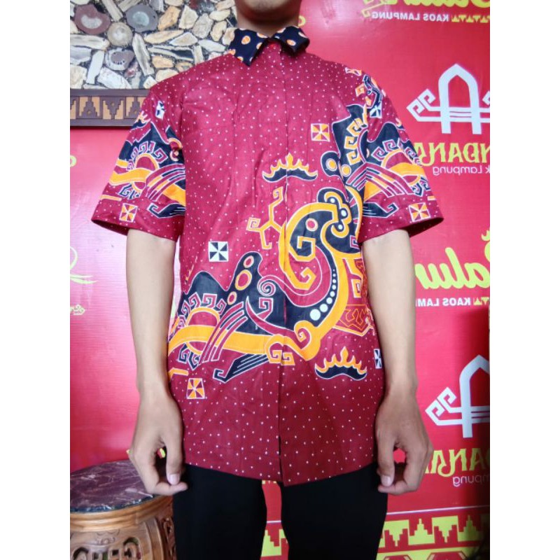 baju batik lampung andanan