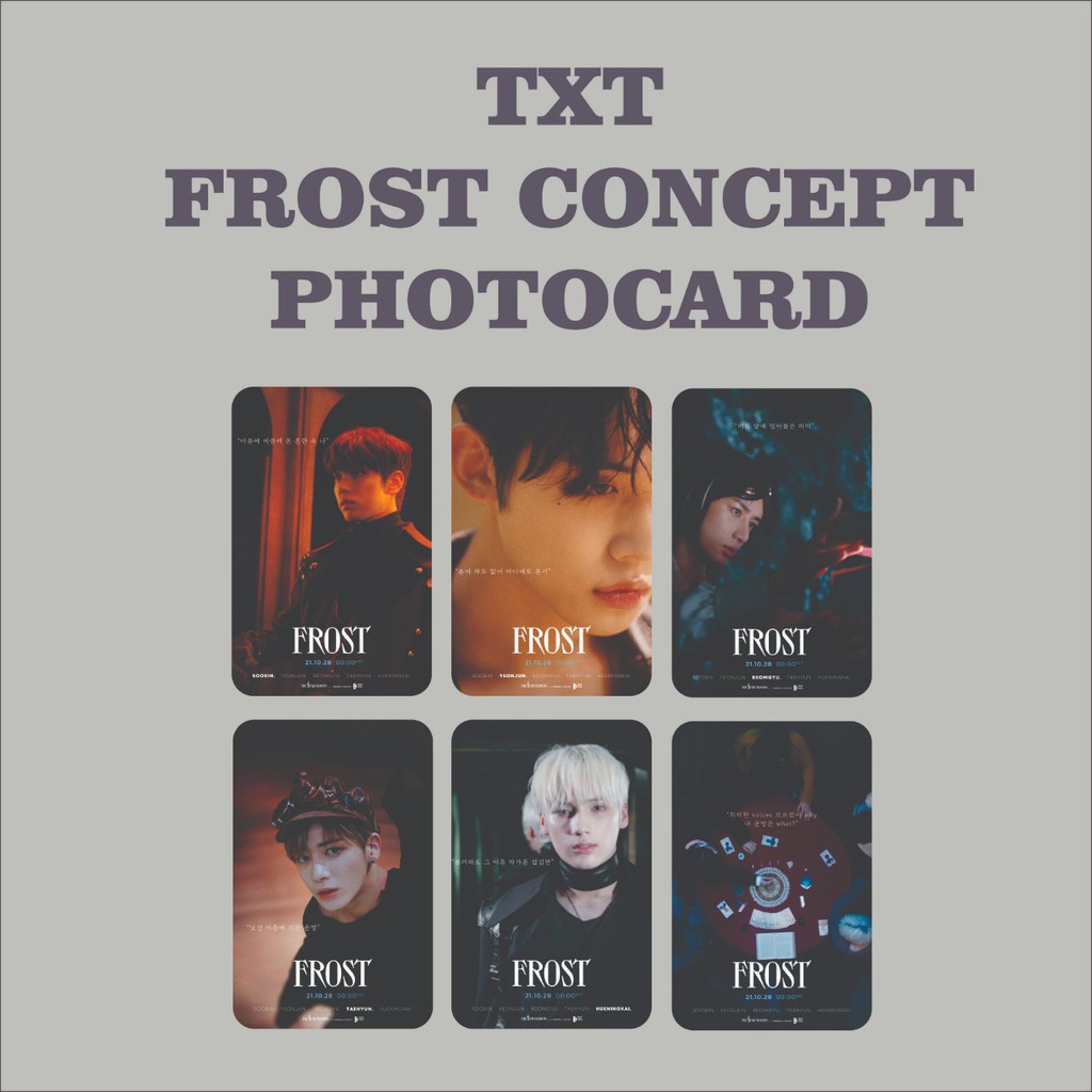 TXT FROST CONCEPT PHOTOCARD