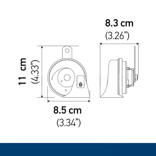 KLAKSON KEONG HELLA BLUE TWIN TONE 12V + KABEL RELAY SET BOSCH ORIGINAL