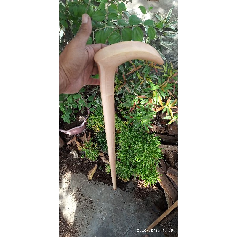 tongkat jalan kayu Bidara Arab mdl9988