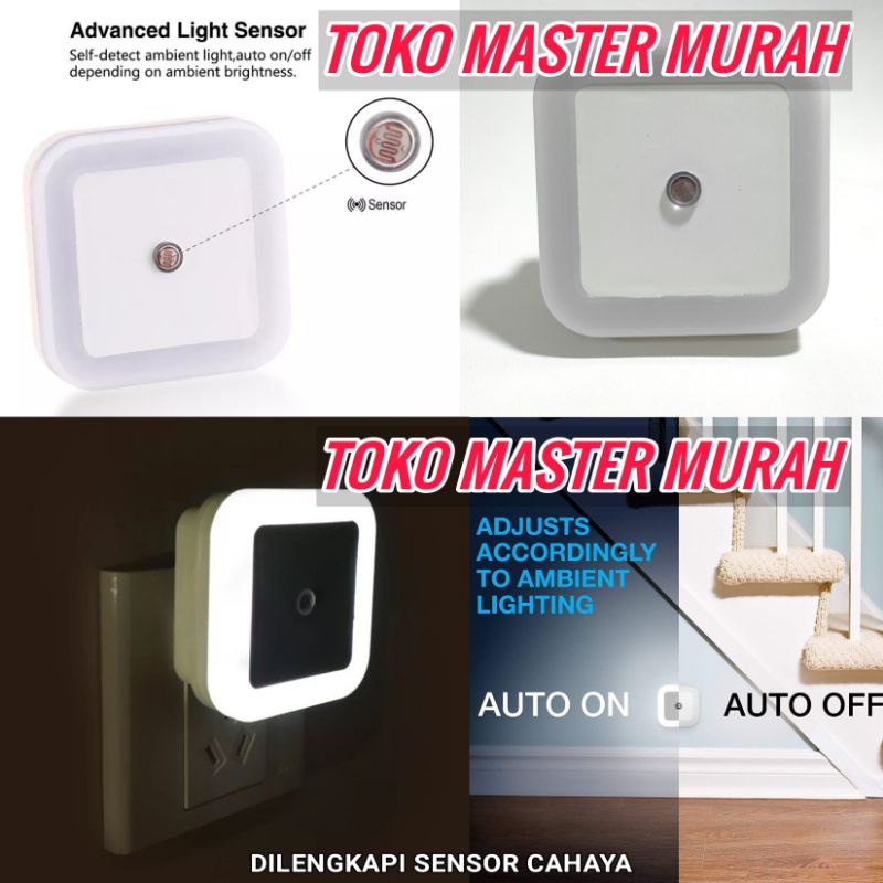Lampu Tidur Led Elegan Mewah Untuk Ruang Kamar Tidak Silau Cahaya Putih CDL Surya Sensor Gelap Hemat Listrik
