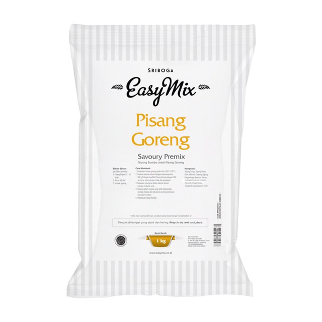 

Easymix Pisang Goreng 1kg sriboga tepung premix