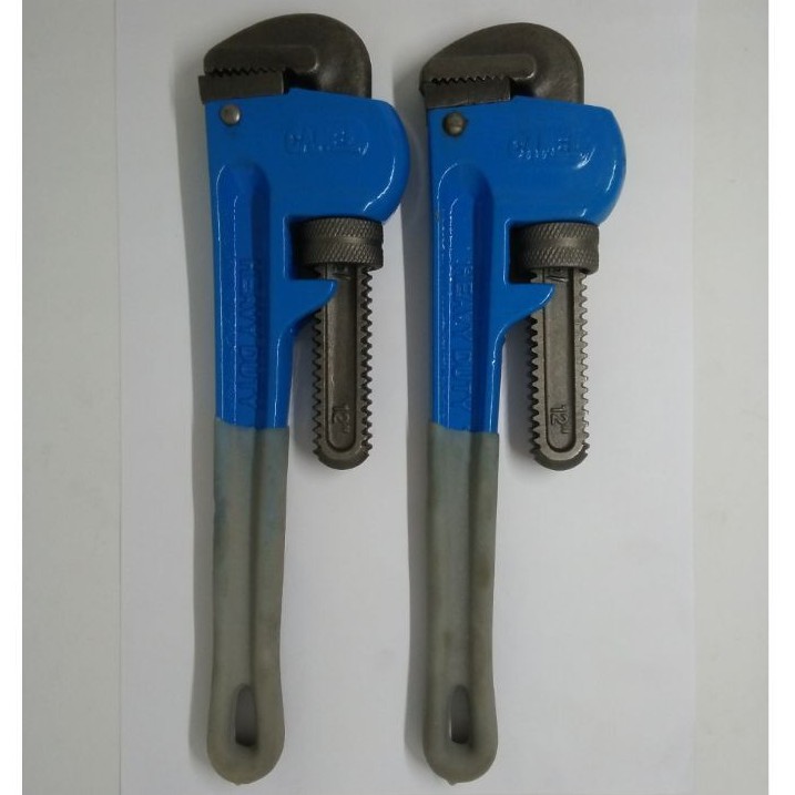 Kunci Pipa 12inci Pipe Wrench Kunci Inggris Pas Pipa Roda Baut Mur