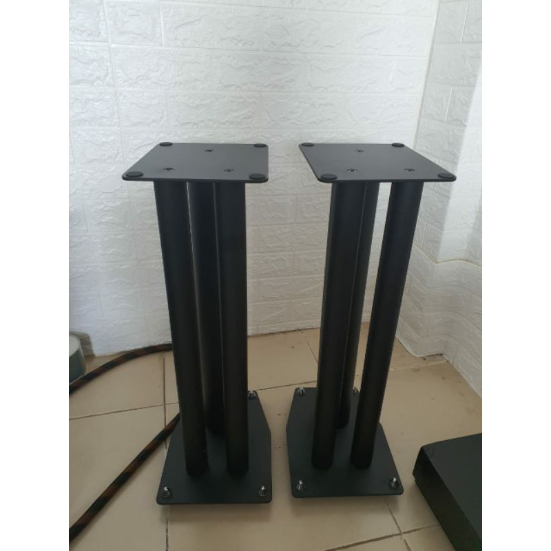 Stand speaker kaki bookshelf standing tripod