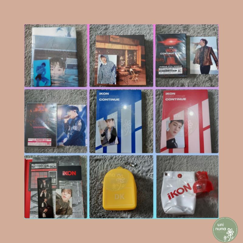 iKON, Love and Fall Bobby, DVD TOUR, Pouch, Doll, New Kidz Continue, New Kidz Begin, iDECIDE