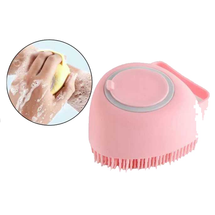 Aihogard Sikat Mandi Badan Bath Brush Silicone Soap Container 80ml BWOHOPS