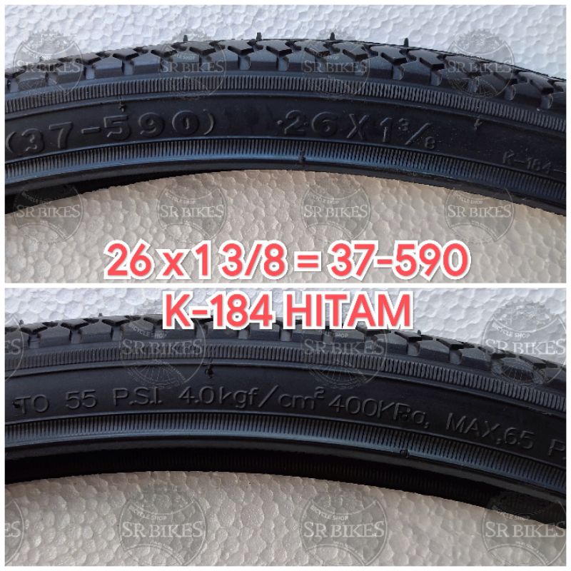 Ban Luar 26 x 1 3/8 (ETRTO 37-590) Sepeda CTB JENGKI Mini. KENDA