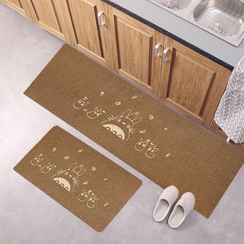 Dirt-proof Kitchen Floor Mat Keset Panjang Dapur Anti Kotor Alas Lantai Kamar Tidur Depan Rumah Anti Slip Polyester