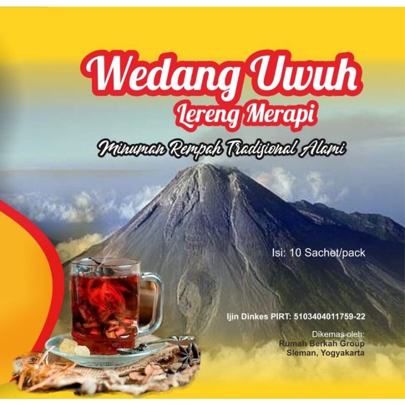 

Wedang Uwuh Lereng Merapi isi 10, sudah dicuci