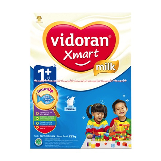 Vidoran Xmart 1+ Milk Rasa Madu Vanilla 700gr Susu Untuk 1-3tahun Fidoran Smart Vidoran Smart1 Fidoran Vanila 1