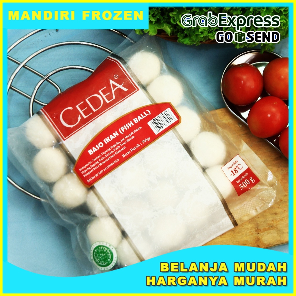 

CEDEA FishBall (Baso Ikan) 500gr - Makanan Beku Olahan
