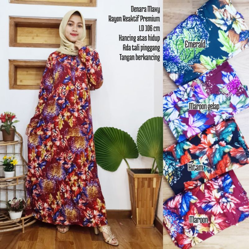 Gamis rayon LD ±106 //JF673