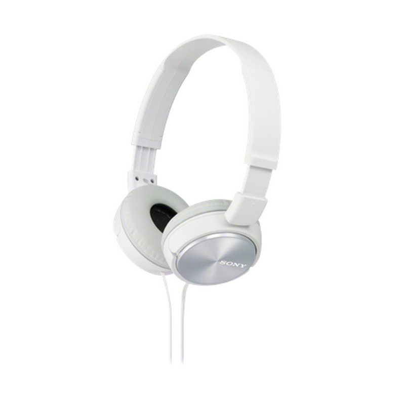 Sony MDR-ZX310AP Headset Mass Model Overbands With Microphone - White Original