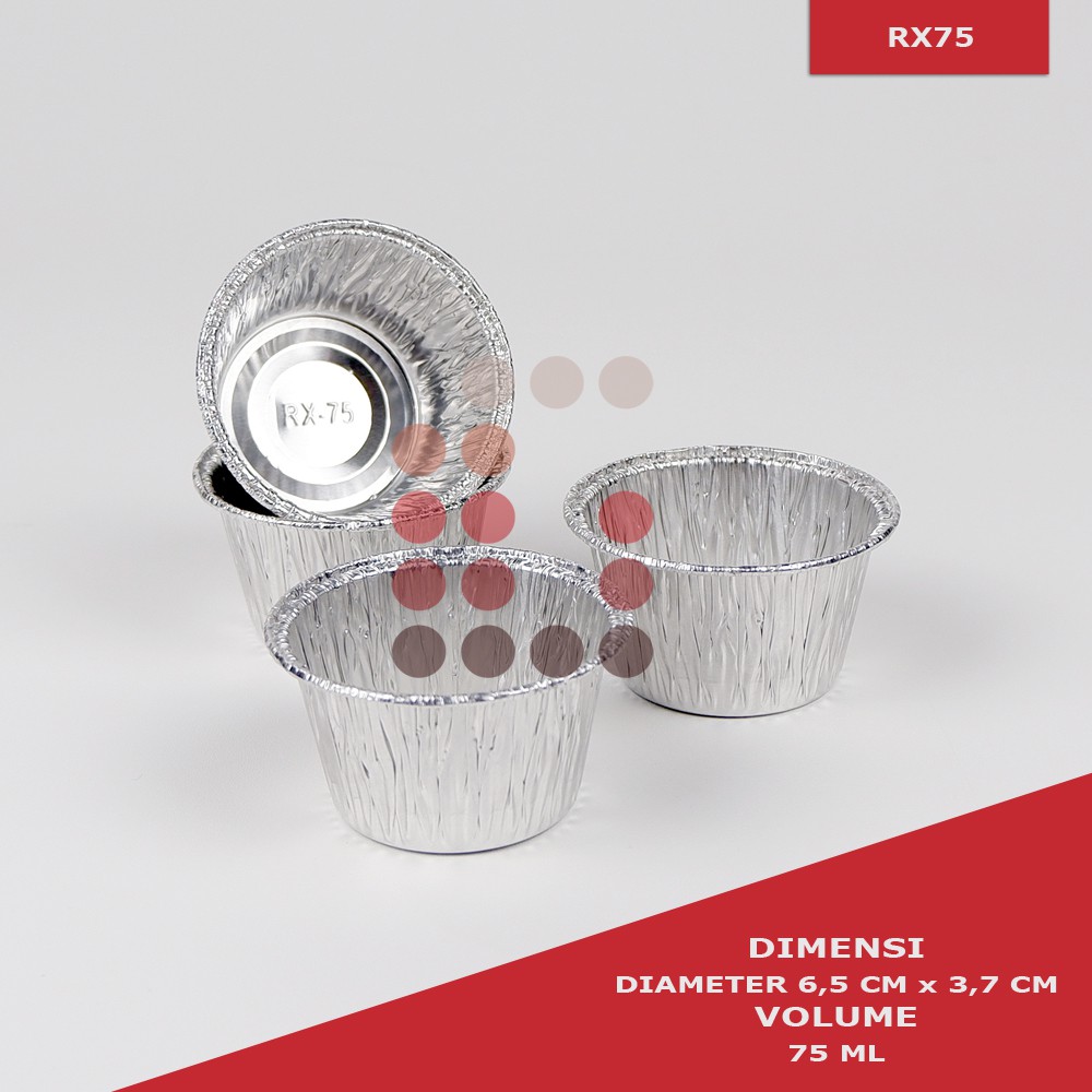 Alumunium Foil Cup Rx 75
