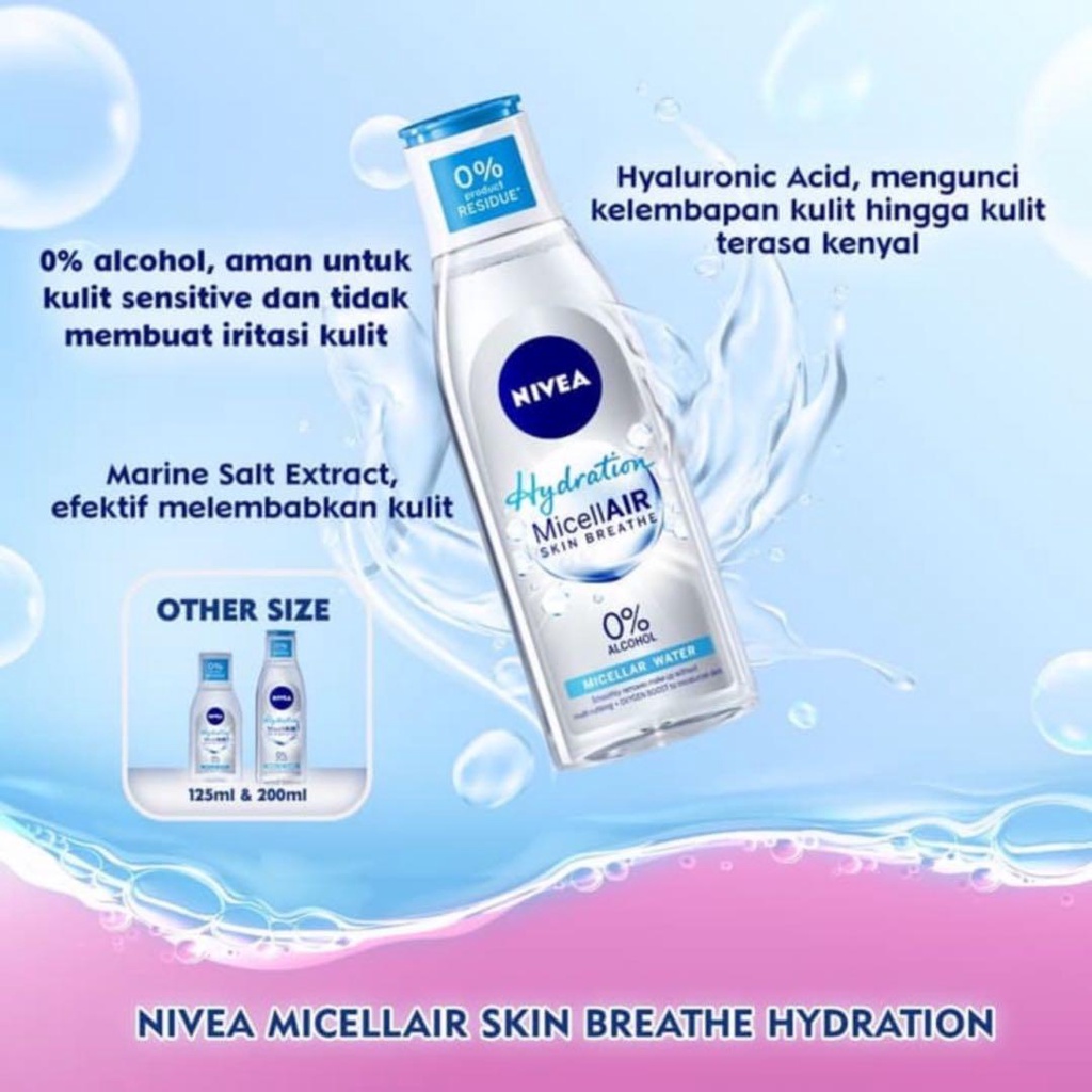 Nivea Face Micellair Hydration 125ml