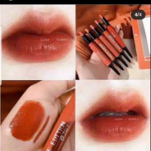 [ PERBOX ISI 5&amp; 6PCS ] HASAYA GIRL LIPSTIK+LIPLINER &amp; JUICE LIPSTICK