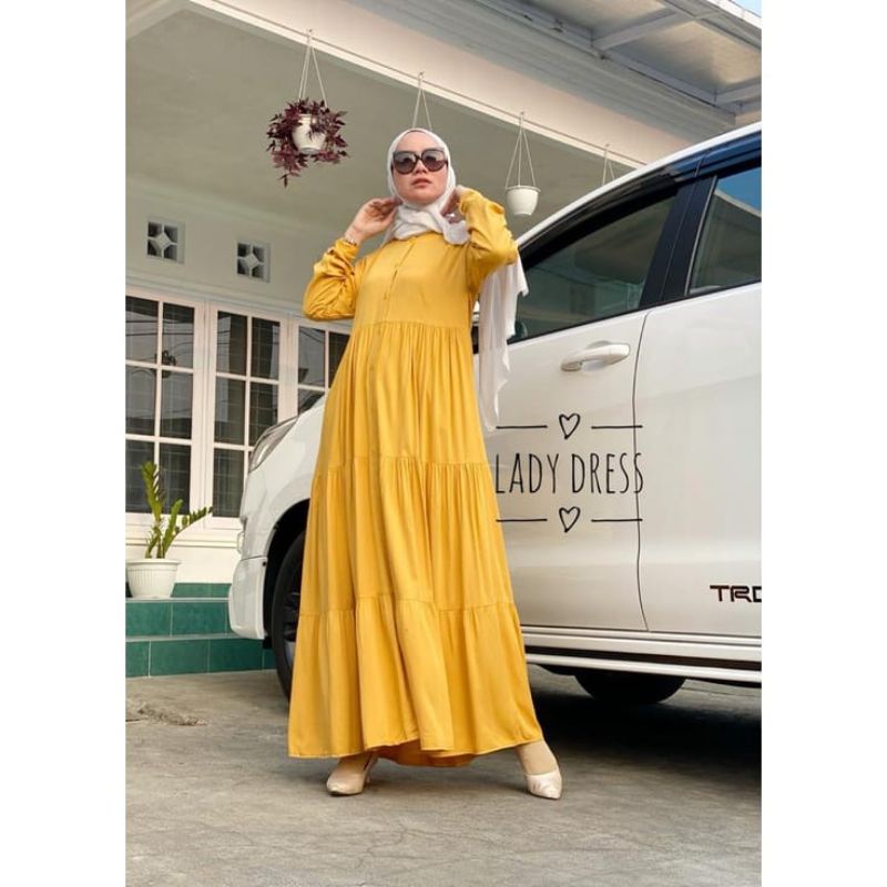LADY DRESS/DRESS BUSUI FRIENDLY/LONG DRESS IMPORT WANITA/DRESS IMPORT WANITA