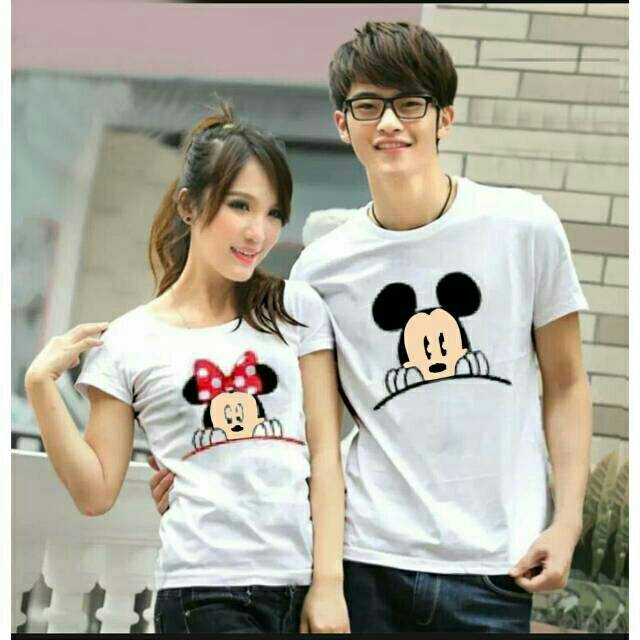 COUPLE TSHRT MINNIE / MICKY (PASANGAN)