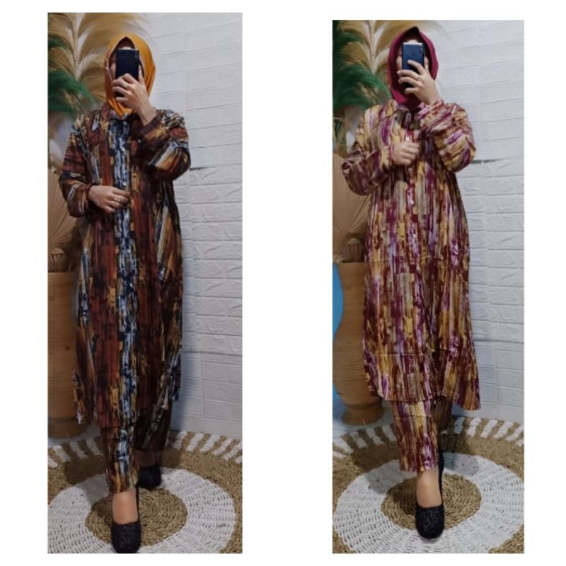 SETCEL LONG TUNIK RAYON PREMIUM