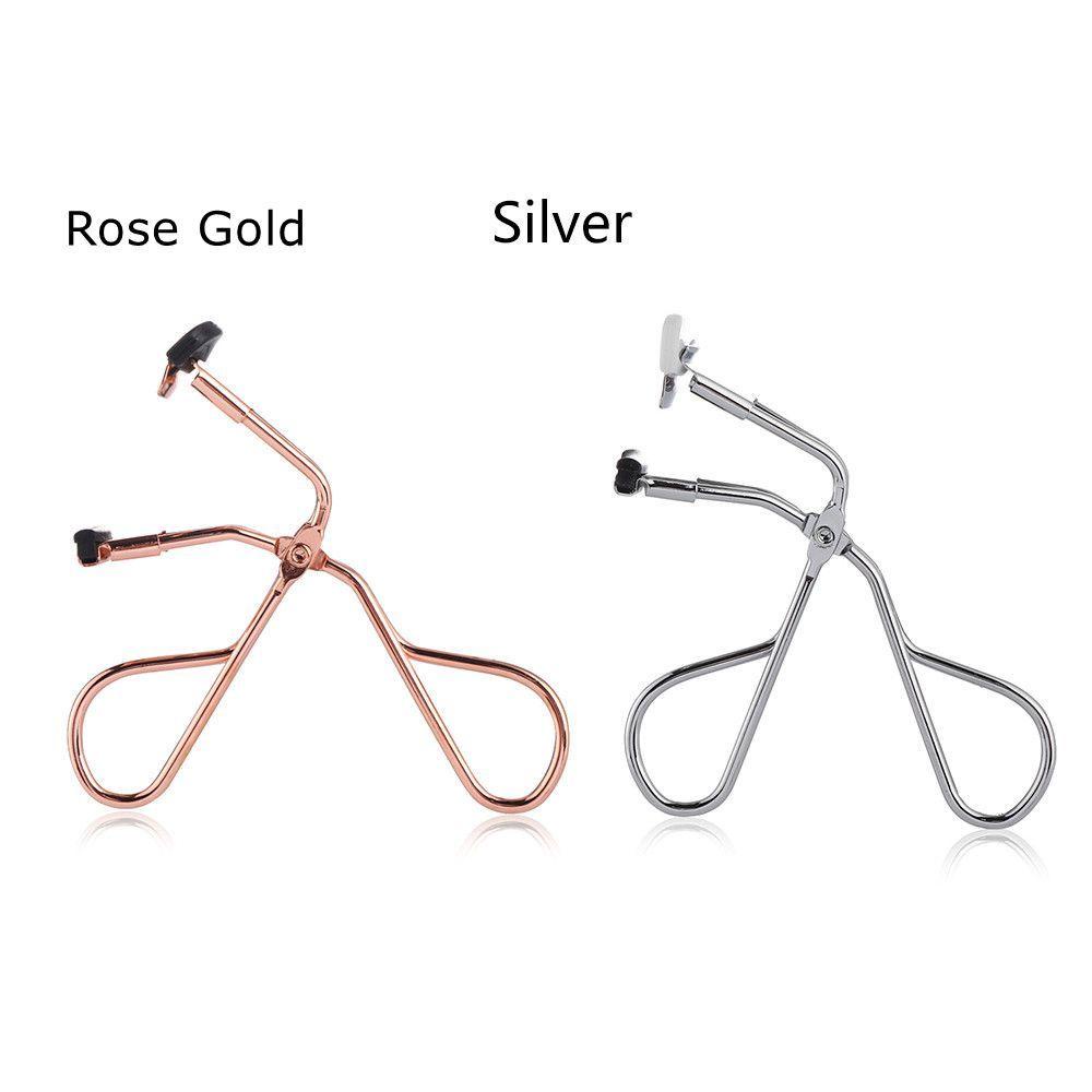 Penjepit Bulu Mata Nanas Panas Baru Stainless Steel Rose Gold Lash Curling Clip