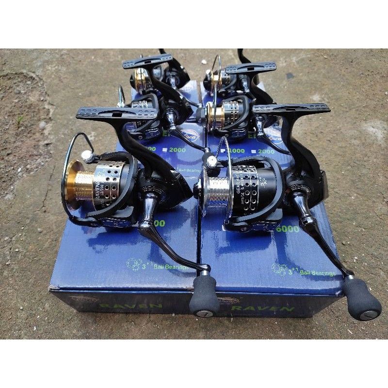 Orca Raven Gulungan Pancing 800/1000/2000/3000/4000/5000/6000 Reel Pancing