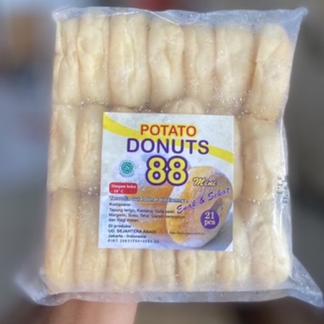 

potato donuts 88 mini isi 21 / Donat kentang