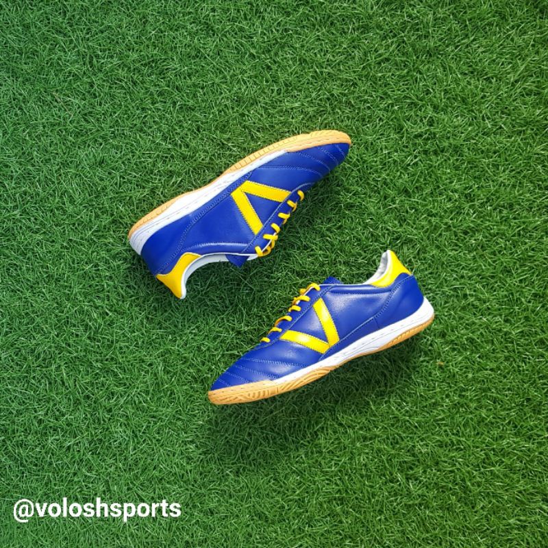 Sepatu Futsal Volosh Zege Biru Kuning
