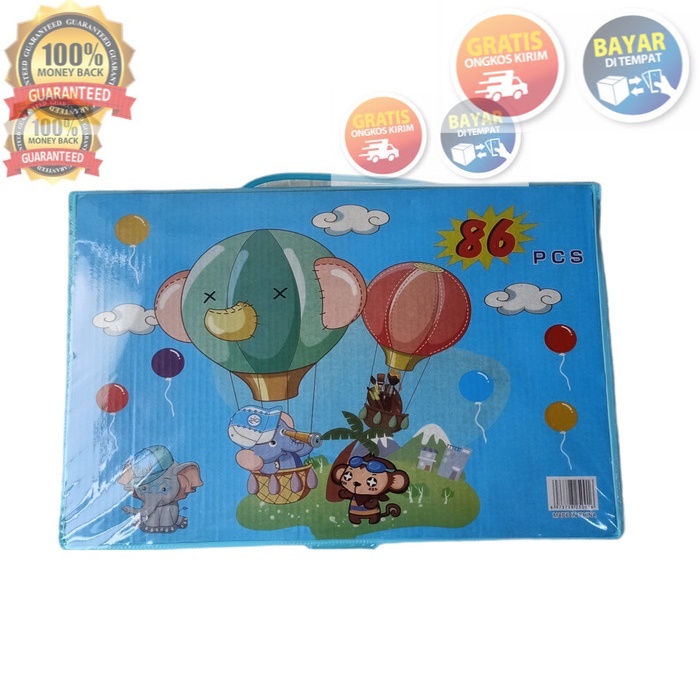 

COD Colouring Set 86 pcs Pensil Warna Crayon set Stationary KADO BAYI TERBARU