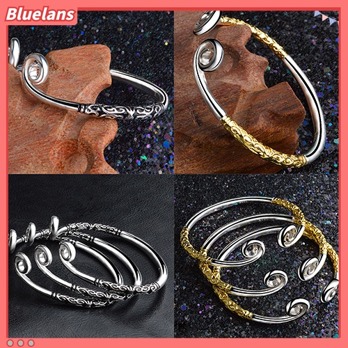 Gelang Bangle Model Terbuka Desain Monkey King Magic Spell Untuk Wanita